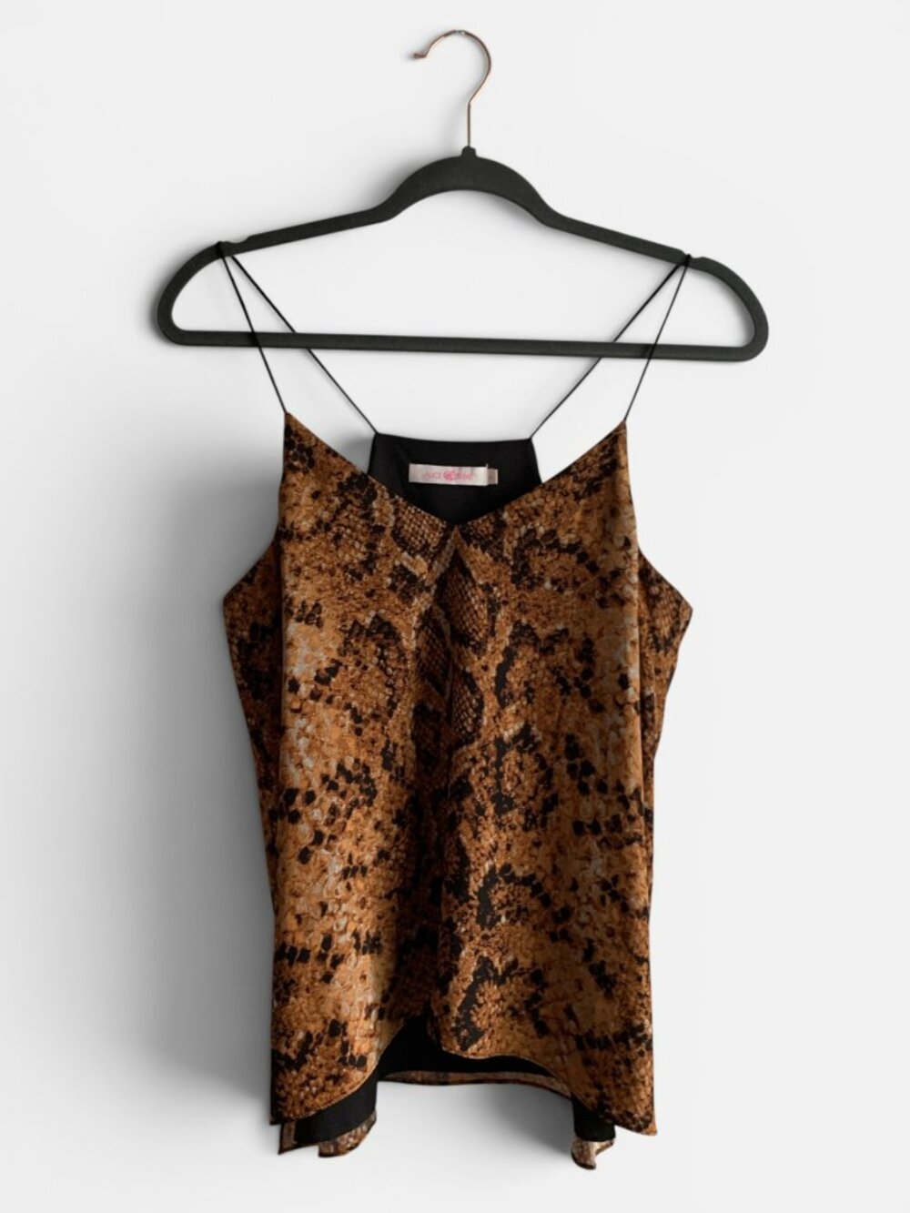 Alice & Trixie 100% Silk Snake Print Cami Tank Top Medium